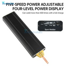 Saldatrice a Punti Portatile 5 Ingranaggi Regolabile Portatile Saldatore a Punti Tipo-C