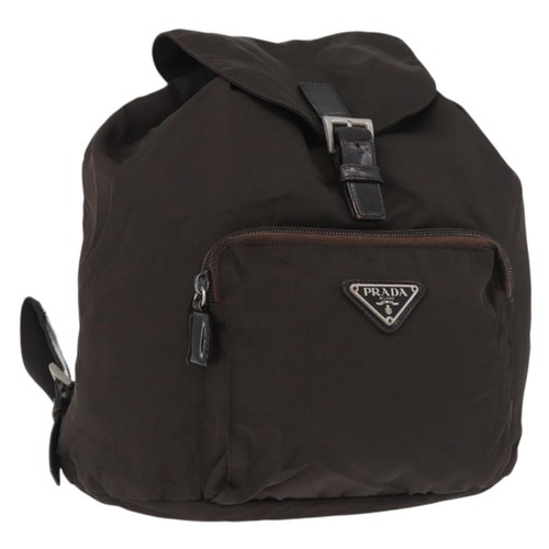 Zaino prada nylon marrone - zaino,