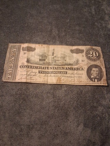 Banconota dollari 1864 - banconota, 20