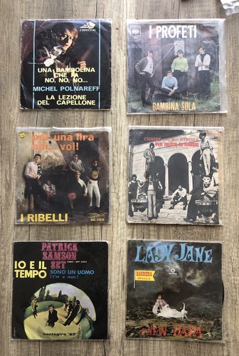 Italian vinyl rare - 7”,