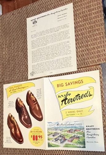 1951 knapp shoes aerotreds - knapp,