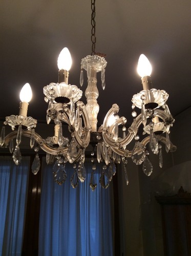 Lampadario gocce vetro - gocce, in