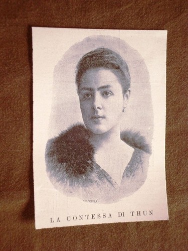 Contessa thun nel - thun, 1895