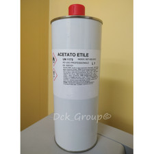 Acetato di Etile 1 Litro Acetone Remover Restauro Uso Professionale Solvente