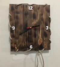 orologio da parete in legno
