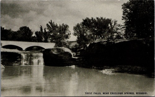 Cartolina epoca tryst - tryst, falls
