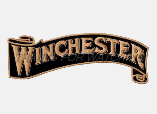 Winchester embroidered patch - winchester,