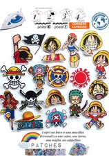 patch One Piece toppa termoadesiva roronoa zoro nami monkey d. rufy manga anime