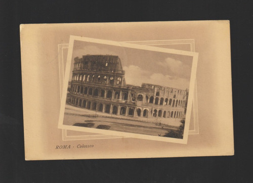 Roma cartolina colosseo vg - cartolina,