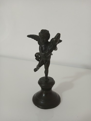 Statua putto con delfino - putto,