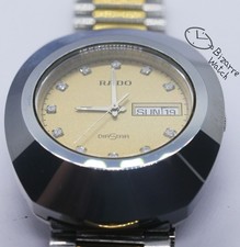 Orologio RADO The Original Diastar antigraffio 114.0391.3 Day Date 36mm placcato oro