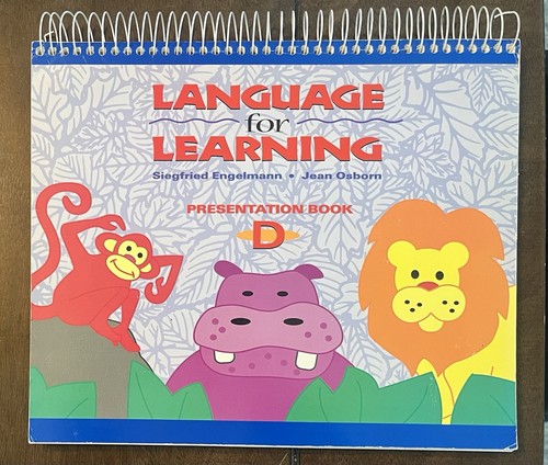 Language for learning - language,