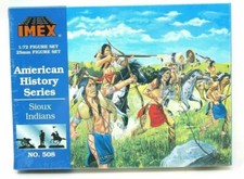 SOLDATINI 1/72 FAR -WEST MADE IN USA  IMEX - INDIANS OF THE PLAINS Sioux