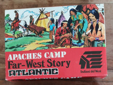 ATLANTIC 1/72 - Apache Camp- SERIE FAR-WEST STORY - 1106 rare box ON SPRUES