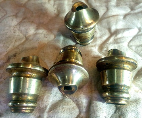Brass bed rod - brass, ends