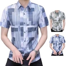 Camicia casual da uomo manica