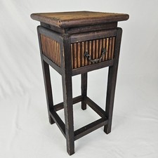 Tavolo vintage bambù rattan