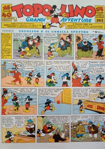 Topolino giornale 10 grandi - topolino,