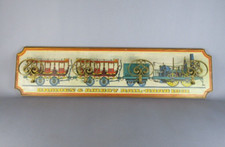 Appendiabiti legno figura treno 4 ganci modernariato da parete vintage 1970