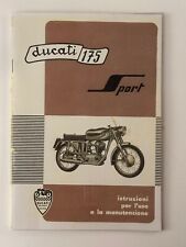 Istruzioni per l'uso e la manutenzione DUCATI 175 Sport