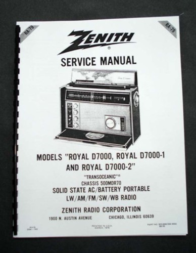 Zenith d7000 - zenith,
