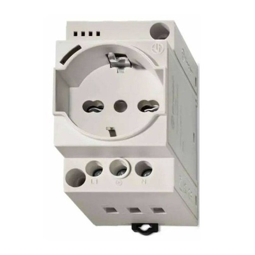 Presa quadro schuko bipasso - presa,
