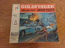 James Bond Goldfinger Puzzle Bond’s Bullets Blaze, oltre 600 pezzi, 1965