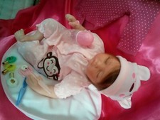 REBORN NUEVO A ESTRENAR. VINILO SILICONA Y CUERPO BLANDO. 55CM. REGALO ROPA.