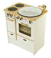 Cucina per bambini in scala di