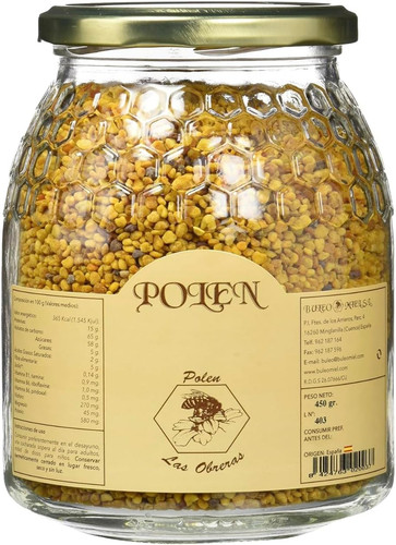 Polline api naturale 450 g - naturale.,