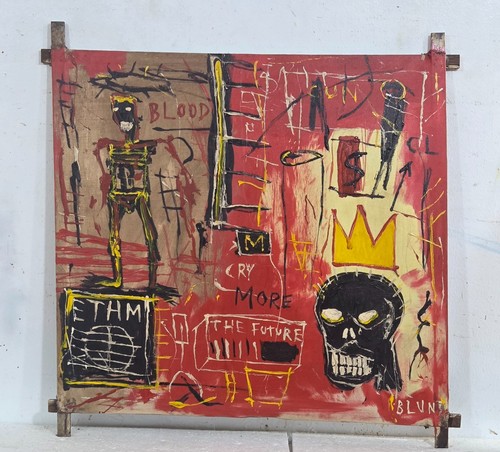 Jean michel basquiat acrilico - jean-michel,