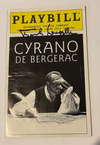 Cyrano bergerac playbill - bergerac,