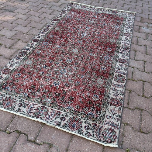 Tappeto turco vintage oushak - tappeto,