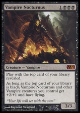 MTG VAMPIRE NOCTURNUS SIGNED EXC - VAMPIRO NOTTURNO - M10 - IT
