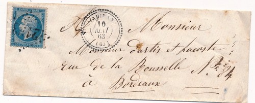 Lettre cad type 22 - lettre,
