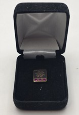 Vtg 10k Placcato Oro 3 Rubini