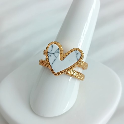 Anello donna cuore acciaio - anello,