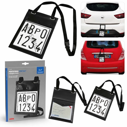Porta targa prova doppia - porta,