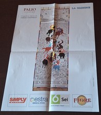 POSTER Drappellone dipinto da Emilio GIANNELLI Palio Siena 2 luglio 2018 Drago
