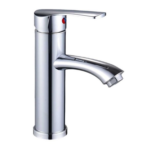 Rubinetto lavabo argento