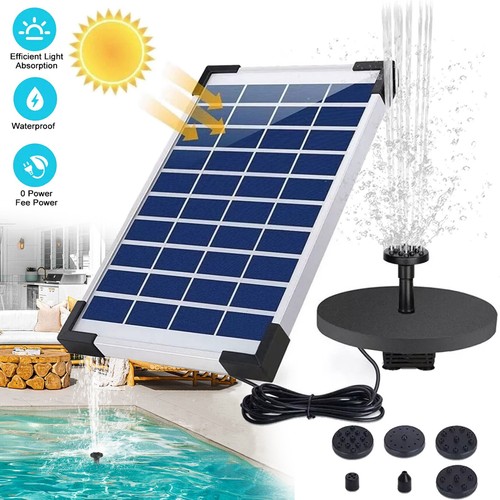 Fontana solare pompa per