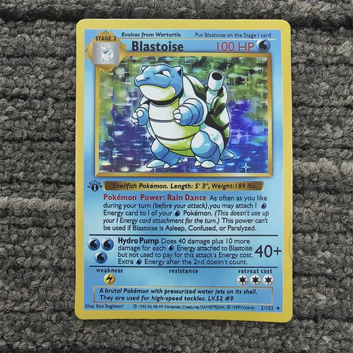 Pokemon card set base - card, 1