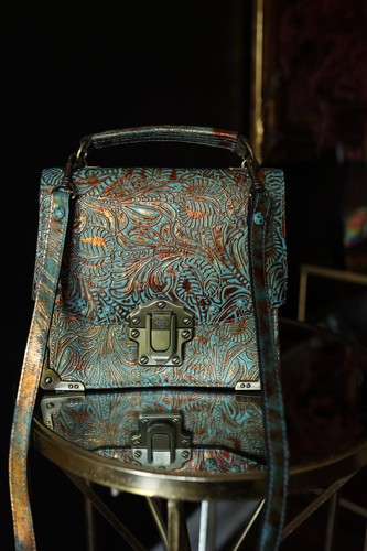 Borsa patricia nash turchese - patricia,