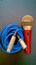 Microfono SONY Microphone SONY F V55  IMP 600Ω con cavo XLR cannon M F 3 metri 