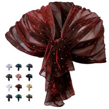 Elegante Sciarpa Metallizzata