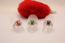 Anello Argento Smeraldo