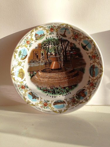 Piatto souvenir fiuggi fonte - piatto, fiuggi-fonte