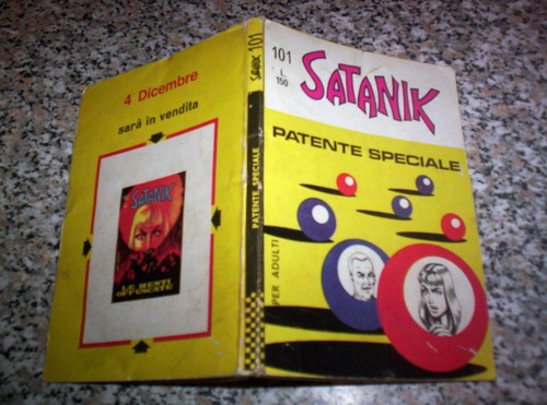 Satanik 101 originale corno - satanik,