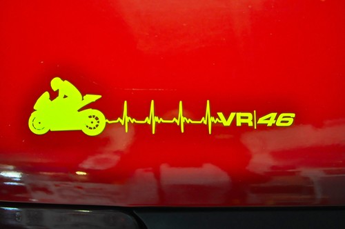 Stickers fluo 46 rossi - ,