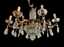 Vintage 13 Light Crystal and